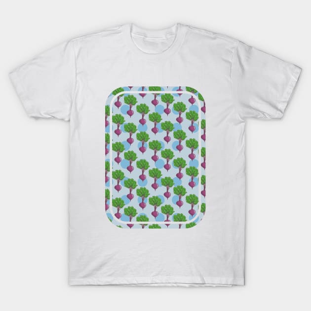 Beetroot pattern T-Shirt by mailboxdisco